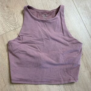Old Navy Dusty Mauve Cropped Tank - Women